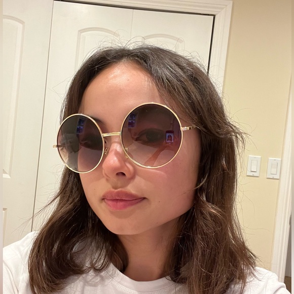 70s large round sunglasses - Picture 4 of 4